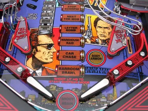 Dirty Harry Pinball Machine by Williams