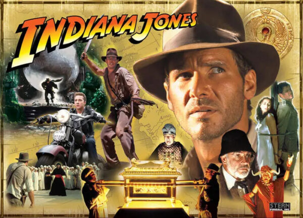 Indiana Jones Pinball Machine (2008) by Stern