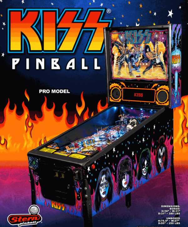 KISS Pro Pinball Machine by Stern