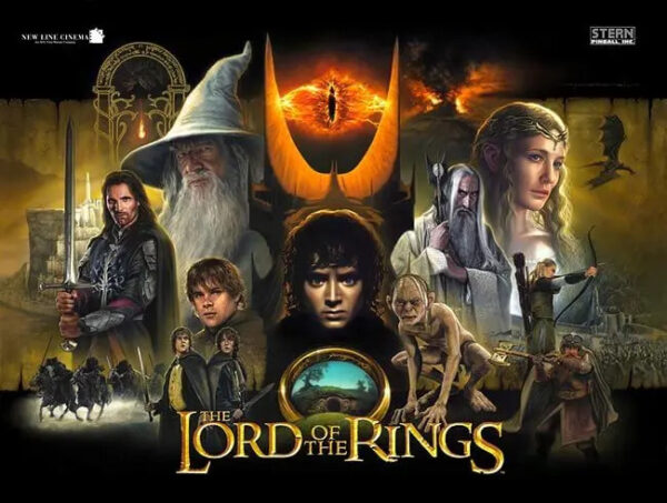Lord of the Rings Pinball Machine by Stern