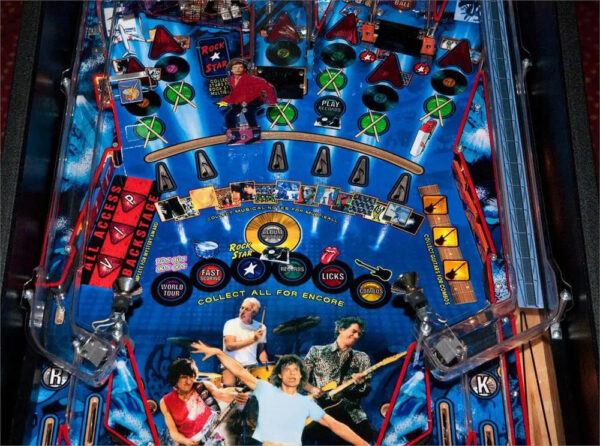 Rolling Stones Pinball Machine by Stern
