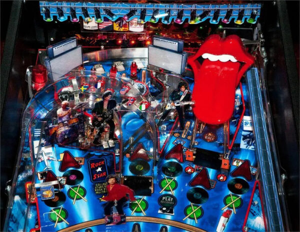 Rolling Stones Pinball Machine by Stern